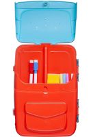 Навчальний набір для малювання Painting Backpack 628 - 113a 3 в 1 дошка для творчості в рюкзаку, розвиваючий дитячий комплект юного художника Синій