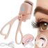 Акумуляторні щипці Затискач Eye Lashes machine MK018 для завивки вій, електричний підкручувач керлер від USB з підігрівом 2 режими Рожевий