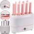 Силіконова сушарка для манікюрних кистей Makeup Brush Dryer Machine LY-610 12 отворів USB підставка для сушіння і зберігання пензликів з термоконтролем
