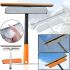 Multifunctional Rotating Brush for Washing windows and Panes 3 in 1 Squegee Window Cleaner 360°, Water Scraper for hard-to-reach places of glass