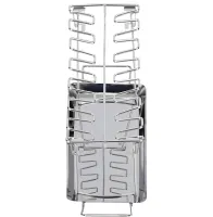 Подставка для приготовления куриных ножек A-Plus Barbecude KF-0982 универсальная стойка с поддоном для духовки и гриля, решетка из нержавеющей стали