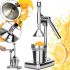 Ручная настольная соковыжималка пресс Manual Juicer AND841 для сока цитрусовых и гранатов, Механический пресс из нержавеющей стали для фруктов