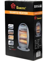 Напольный инфракрасный галогенный обогреватель Domotec MS-5951 1200W 3 режима мощности, настольный кварцевый электрообогреватель от сети 1200 Вт
