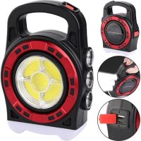 Переносной кемпинговый фонарь Hurry Bolt HB-6678 20W с солнечной панелью и функцией павербанка, Аккумуляторный LED прожектор лампа с Powerbank