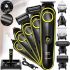 Kemei KM-696 Cordless Hair Clipper 5 in 1 5W Electric Shaver, Beard, Nose and Ear Trim, Body Kit with Attachments