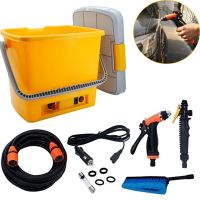 Портативная автомойка высокого давления High Pressure Portable Car Wash, Переносная автомобильная мойка от прикуривателя, Мойка для автомобиля