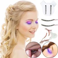 Накладные светодиодные накладки для подсветки ресниц LED RGB Lashes подсветка глаз, Светящиеся ресницы для фотосессии и вечеринок от батарейки