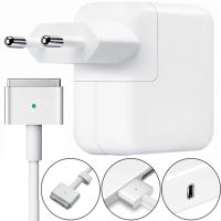 Блок питания для ноутбука Macbook MagSafe2 45W T PIN, Зарядное устройство для ноутбуков Apple Макбук Аир 45Вт зарядка USB-C с т-образным разъемом