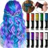 Набір крейди гребінців Hair chalk 10 шт з різнокольоровими барвниками для фарбування волосся, різнокольорові крейди для фарбування дітей і дорослих