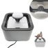 Automatic Drinking Fountain for Dogs and Cats Pet Water FOUNTAIN, Silent Automatic Drinking Fountain for Pets, Drinking Fountain for Cats Grey