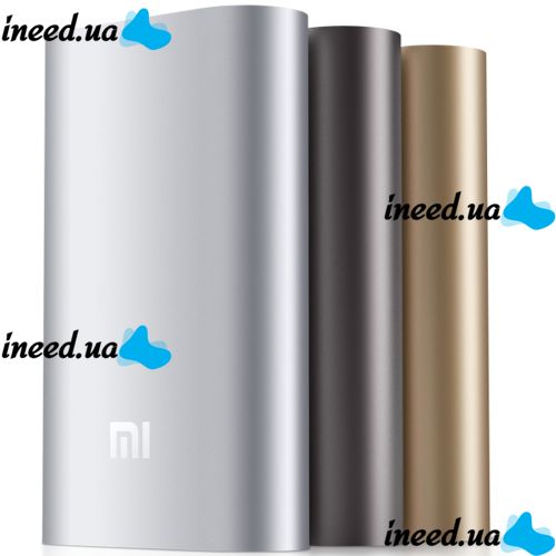 Портативное зарядное устройство Xiaomi MI Power Bank 20800 mAh внешний аккумулятор, зарядка для телефона IOS Android повербанк 2.1А USB Золотой