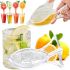 Ручна акрилова Соковижималка Для часточок лимона і апельсина Empire Home Juicer під тиском, механічний прес для цитрусових акриловий прозора