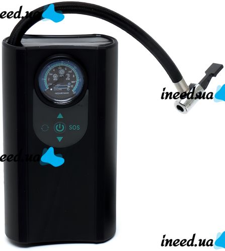 Автомобильный воздушный компрессор Charge Pump CQB001 электрический автокомпрессор с LED дисплеем, насос для подкачки шин от прикуривателя 150 PSI