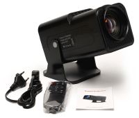 Портативный проектор Projector Game HCS350 Pro 4K игровая смарт приставка с джойстиками и пультом Full HD домашний кинотеатр с Wi-Fi Bluetooth USB