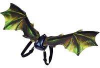 Детские подвижные крылья Динозавра Dinosaur Wings 2 электрические карнавальные крылья на ремешках с подсветкой музыкой и эффектом порхания 85 см