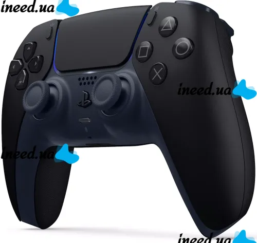 Беспроводной джойстик геймпад Sony PlayStation DualSense PS5 Black аккумуляторный игровой контроллер с микрофоном для приставки Черный