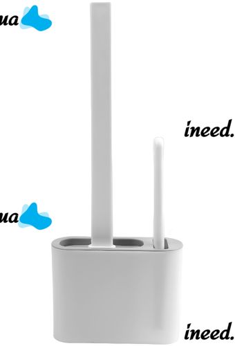Набор щетка и ершик Cleaner Toilet Brush RD-5763 подвесной силиконовый гибкий ёршик на подставке с креплением на стену для чистки унитаза HA-179