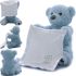 М'яка дитяча іграшка Peekaboo Bear Плюшевий ведмедик 33 см музичний інтерактивний грає в хованки говорить ведмідь від 6 місяців Пікабу Блакитний