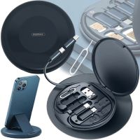 Кабели для передачи данных Remax Data Cable Set Storage Box XL-722 комплект переходников для зарядки телефона USB Type-C microUSB Lightning RC-190