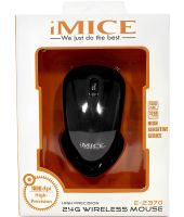 Беспроводная игровая Bluetooth мышка iMICE E-2370 для компьютера и ноутбука 2.4GHZ 1600 DPI геймерская оптическая блютуз мышь для ПК от батареек USB