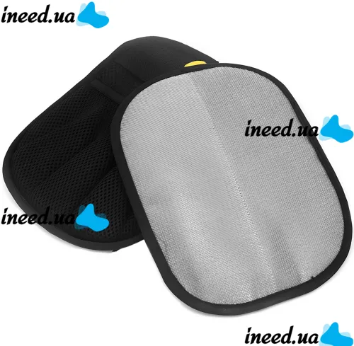 Двусторонняя перчатка Pet Hair Removal Glove PL-23 для удаления шерсти животных, электростатическая щетка для уборки ворса, пыли и волос 24х16 см 