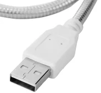 Гибка лампа USB LED Light 35 см для подсветки клавиатуры ноутбука , портативная металлическая подсветка на гибкой ножке для повербанка