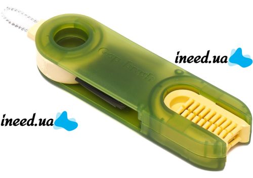 Щетка для чистки бутылок 3в1 Brush AND569 3 в 1 универсальный ершик для мытья стаканов и посуды 14х3.5 см кухонная U-образная щетка-ершик 3 в 1