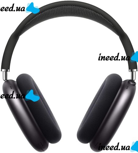 Беспроводные Bluetooth наушники AirPods Max Black полноразмерные блютуз стереонаушники с микрофоном и шумоподавлением в чехле Smart Case MGYJ3 Черные