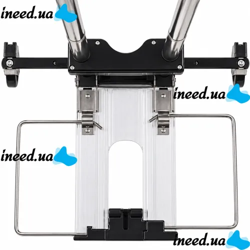 Складная мини тележка кравчучка Porter Trolley CT-25 до 25 кг двухколесная раскладная тачка с телескопической ручкой для покупок 97х24х17.5 см