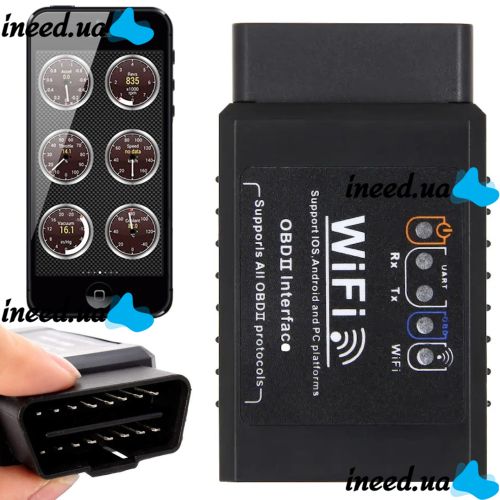 Диагностический автосканер ELM327 OBD2 Wi-Fi, Универсальный автомобильный WIFI сканер PIC18F25K8 диагностики автомобилей для iOS/Android/Windows