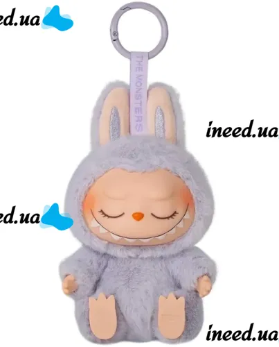 Детская плюшевая игрушка брелок Labubu Have a Seat CE13D 14 см, Мягкая фигурка сюрприз Лабубу с брелком для сумки v3 series для детей