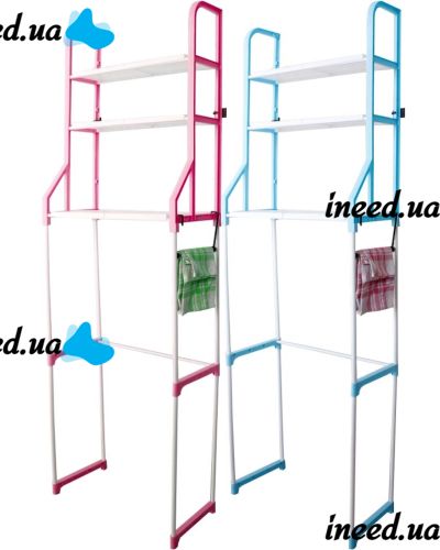 Стойка над унитазом Supretto Toilet Rack 160х50 см напольный стеллаж, полка этажерка для ванной комнаты и туалета органайзер для хранения