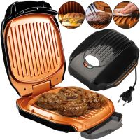 Электрический гриль Gotham Steel Electric Grill контактный прижимной электрогриль для мяса и овощей RAF R522 бутербродница с антипригарным покрытием