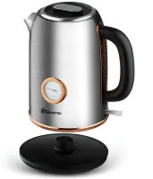 Электрический чайник Domotec MS-7849 на 1.7л настольный дисковый электрочайник Домотек 2200W с термометром и автоматическим отключением от сети