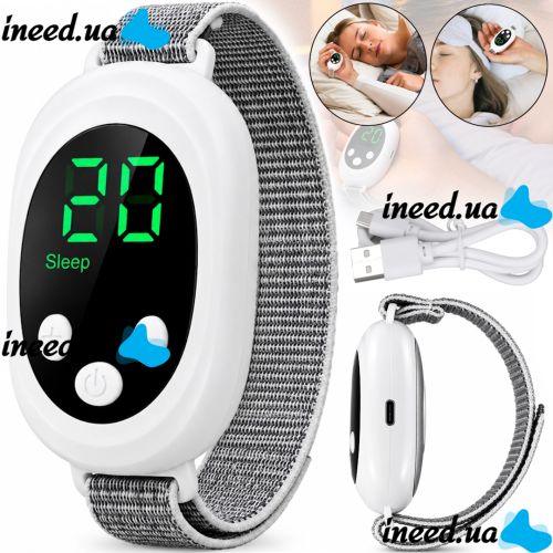 Ручной EMS массажер для улучшения сна Palm Sleep Massager DT-1563 аккумуляторный микротоковый прибор для релаксации, снятия тревоги и стресса от USB