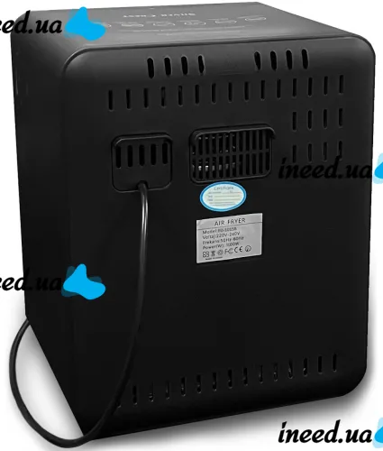 Мультипечь Аэрогриль с обдувом Silver Crest FD-1015B 3000W 15л электронная аэрогриль для приготовления еды без масла 10 программ настольная фритюрница от сети