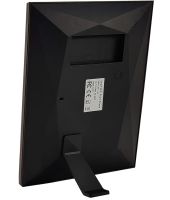 Цифровая акриловая фоторамка Photo Frame Frameo 10.1" 16 ГБ с Wi-Fi сенсорным IPS экраном умная электронная рамка для фото видео с часами Коричневая