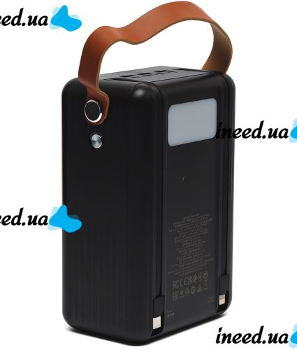 Внешний аккумулятор Power Bank Borofone BJ32 80000mAh 22.5W 3USB 3TYPE-C с быстрой зарядкой, портативное зарядное устройство повербанк с фонарем