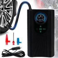 Автомобильный воздушный компрессор Charge Pump CQB001 электрический автокомпрессор с LED дисплеем, насос для подкачки шин от прикуривателя 150 PSI
