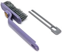 Универсальная щетка для читки щелей Gap brush AND 703 3 в 1 скребок вращающийся на 360 градусов с ручкой для уборки швов, щелей и труднодоступных мест FM227