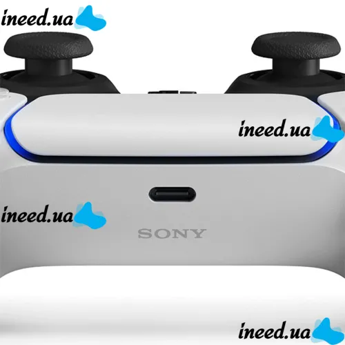 Беспроводной джойстик геймпад Sony PlayStation DualSense для PS5 аккумуляторный игровой контроллер с микрофоном и вибрацией для приставки и ПК White