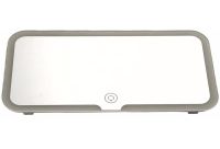Косметическое зеркало в салон автомобиля LED Light Mirror M538 3 режима, аккумуляторное подвесное зеркало с подсветкой на солнцезащитный козырек 
