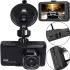 Автомобільний відеореєстратор vihicle blackbox DVR 626 Full HD 1080p з HDMI виходом, авторегістратор 2.7 дюйма з детектором руху Чорний