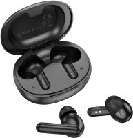 Беспроводные Bluetooth наушники Double Borofone BW48 Enlighten сенсорные вакуумные наушники-гарнитура с шумоподавлением и микрофоном USB Черные