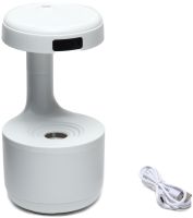 Anti Gravity Humidifier 800ml Portable Drip Mini Diffuser with Reverse Flow and Backlight White