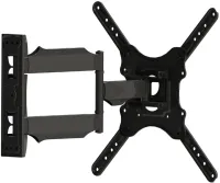 Bracket, swivel mount for TVs HDL-117B-2 14"-55" on the wall up to 50kg with 180º rotation