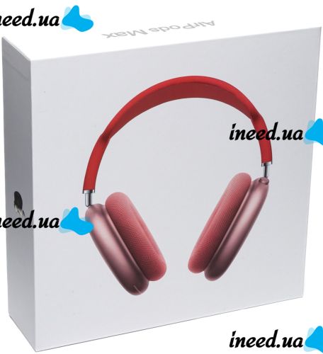 Беспроводные Bluetooth наушники AirPods Max Red полноразмерные блютуз стереонаушники с микрофоном и шумоподавлением в чехле Smart Case MGYJ3 Красные