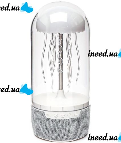 Портативная Bluetooth колонка ночник Медуза Jellyfish Speakers MAX 113 настольный беспроводной блютуз светильник с RGB подсветкой и SD картой от USB