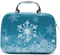 Набор детской косметики Холодное сердце Frozen Makeup Play Set декоративные тени, помада, лаки, корона и перчатки, комплект 17 предметов в чемодане