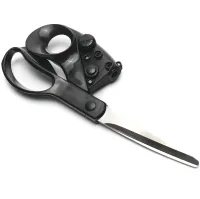 Швейные ножницы с лазерным указателем Laser Scissors LP01 21 см портняжные ножницы для кроя и шитья с лазером для точного разрезания ткани и бумаги